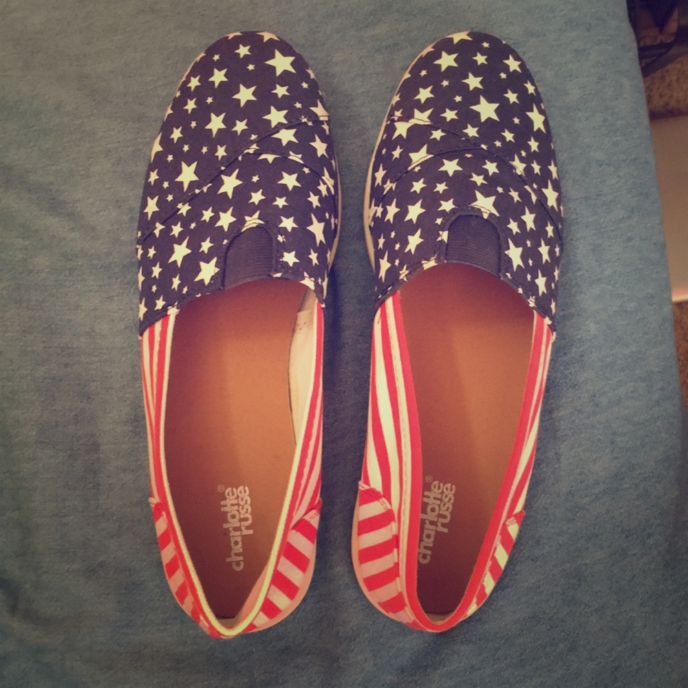 American flag slip ons!